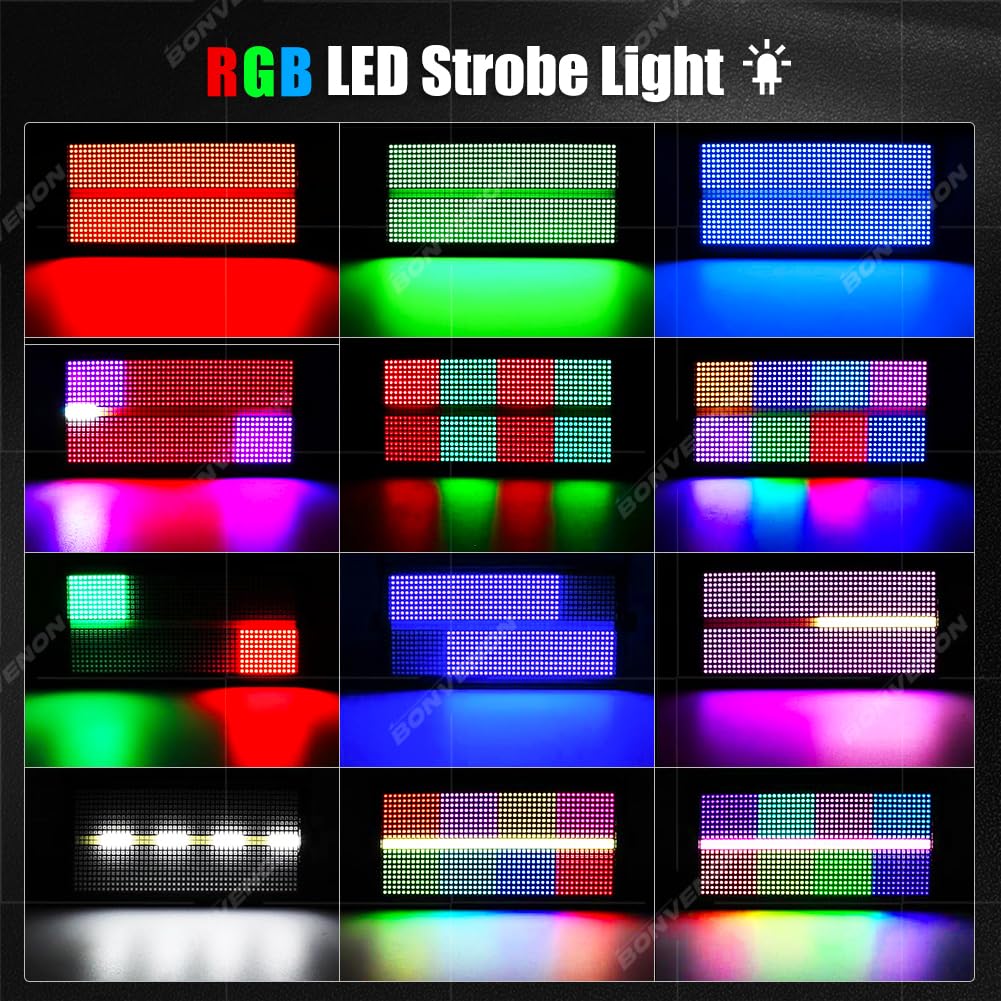 Amazon.com: 600W RGBW LED Stage Strobe Light - 960 LEDs with 16